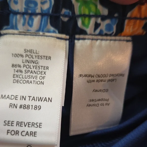 Disney Women's Navy and Multicolor Athletic Shorts - Picture 10 of 10